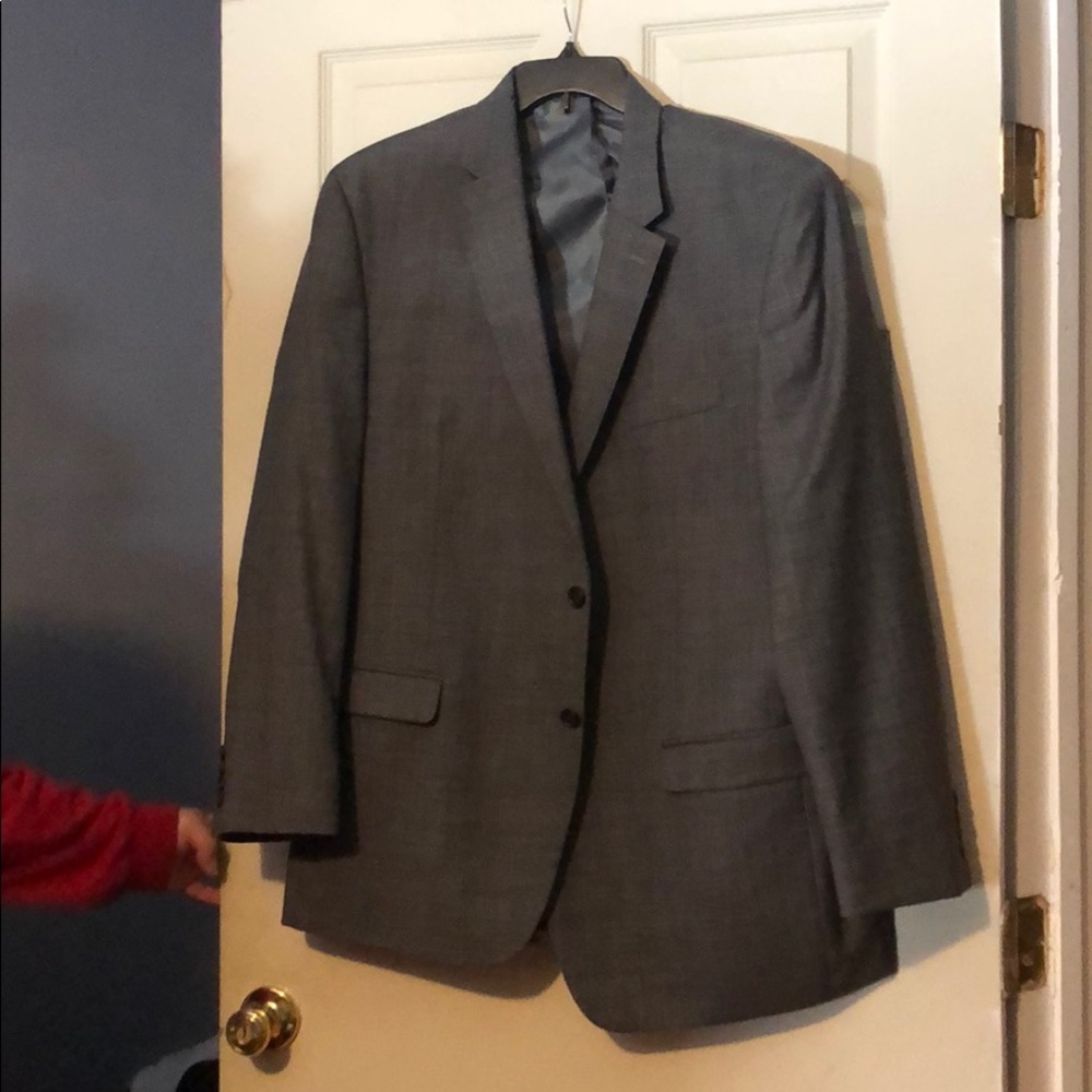 Men's Grey blazer- barely worn!